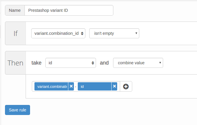 variant rule